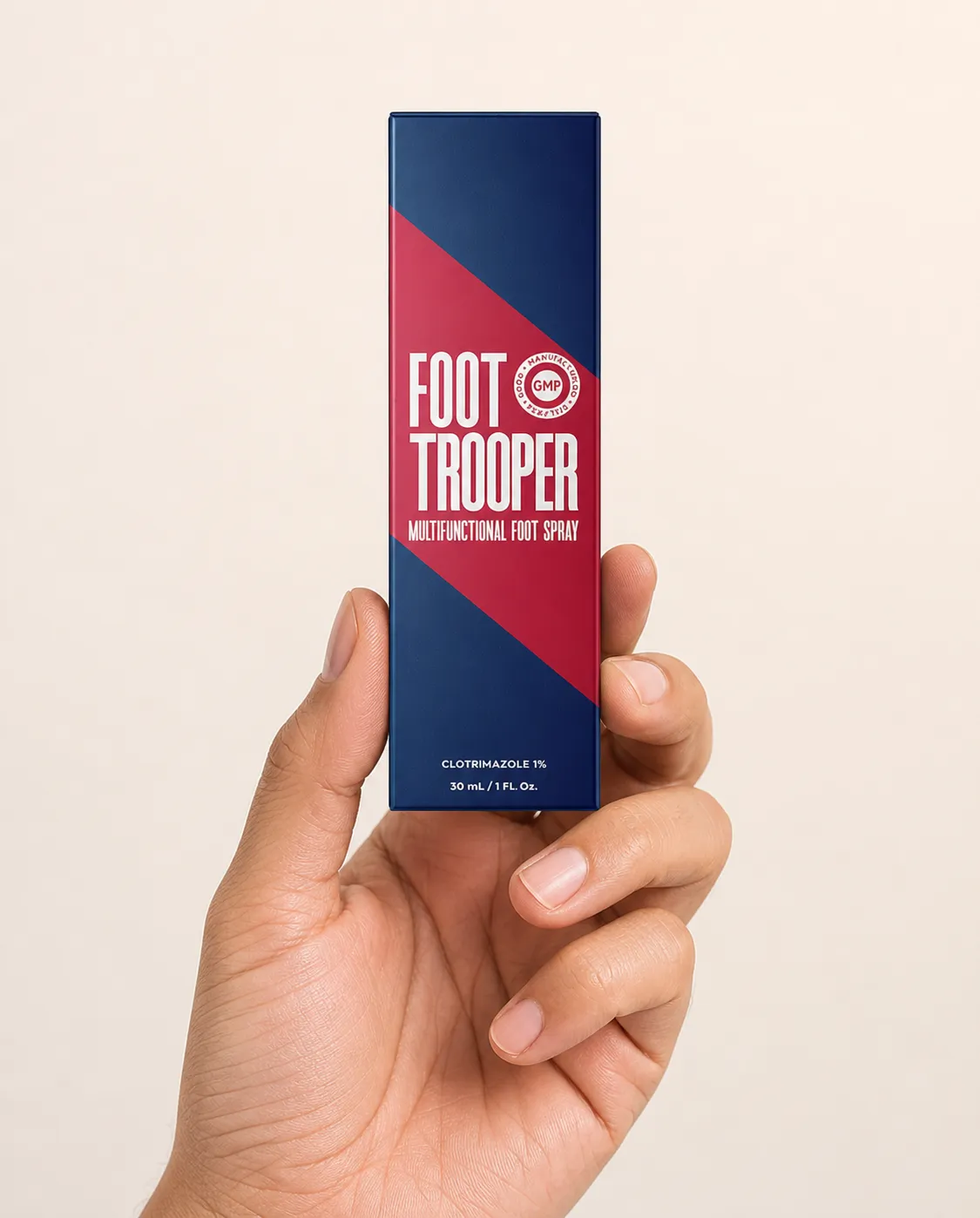 Foot Trooper-fungus remedy — le produit en main