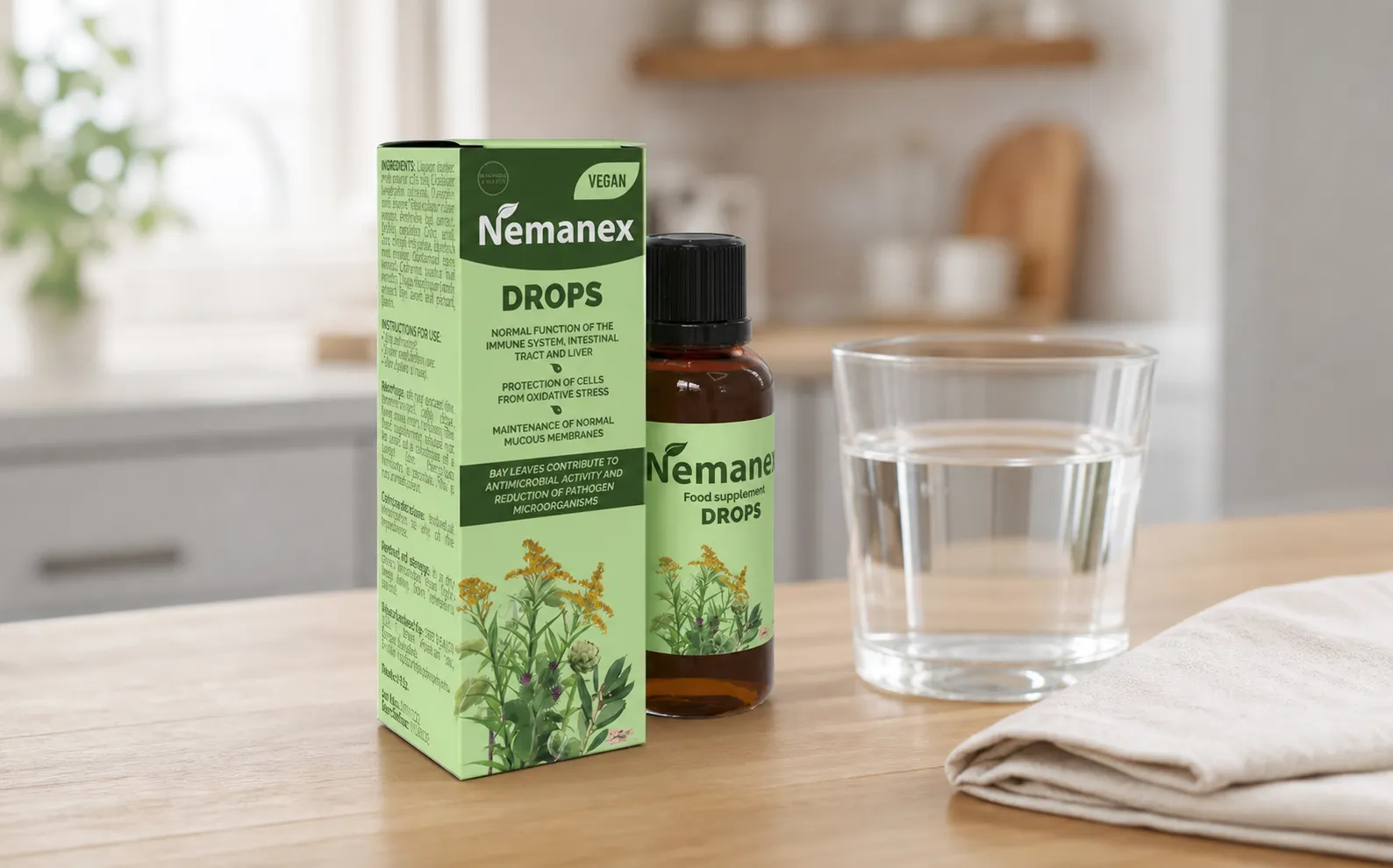Nemanex Cystitis — le produit au quotidien