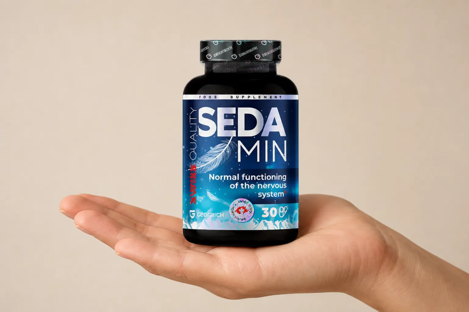 Sedamin — le produit en main