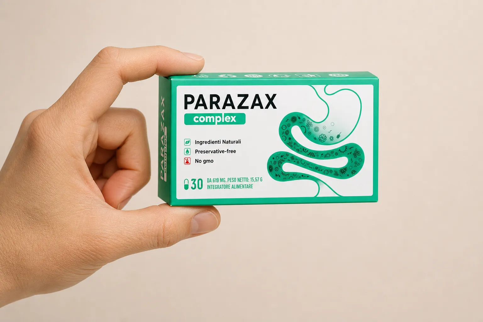 Parazax Complex — le produit en main