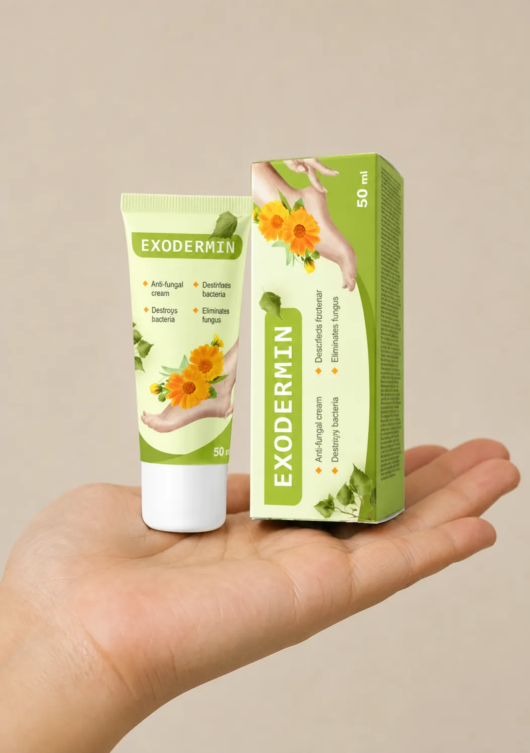 Exodermin — le produit en main