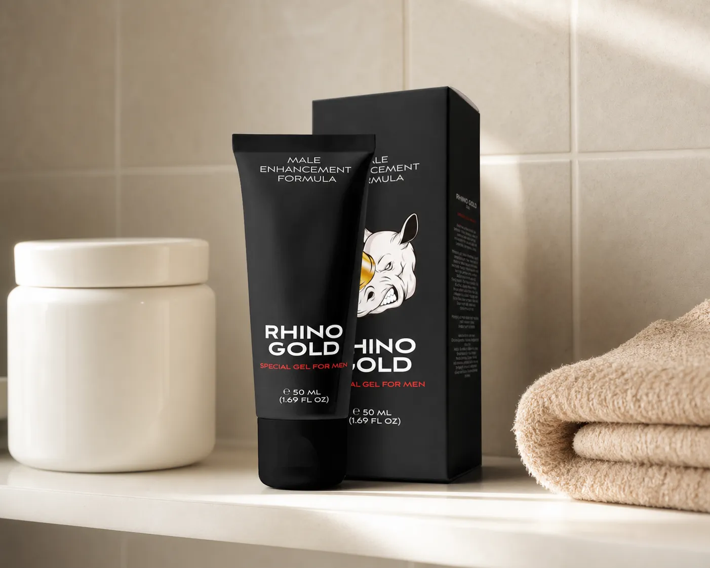 Rhino Gold Gel — le produit au quotidien