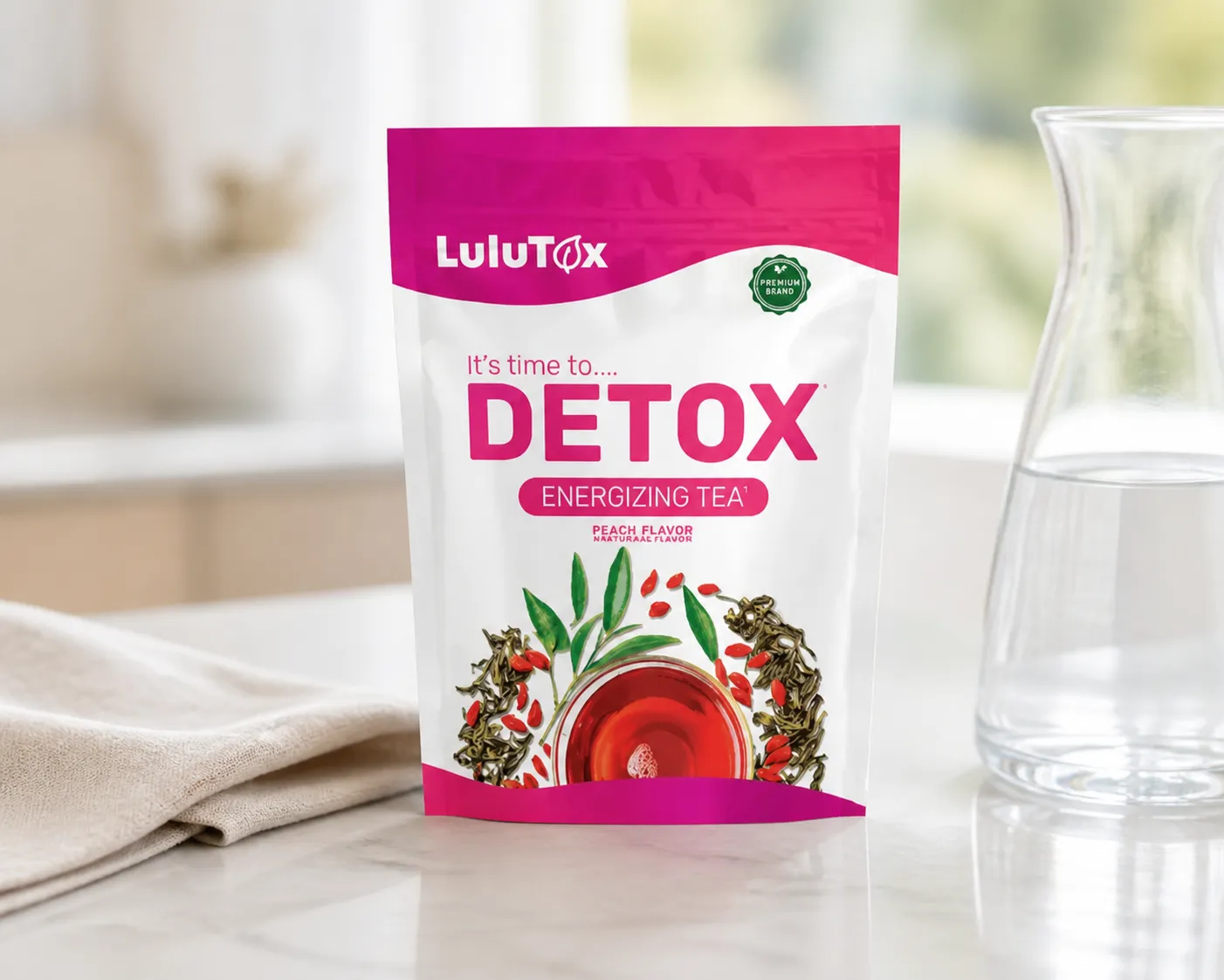 Lulutox Detox Tea HCTC — le produit au quotidien