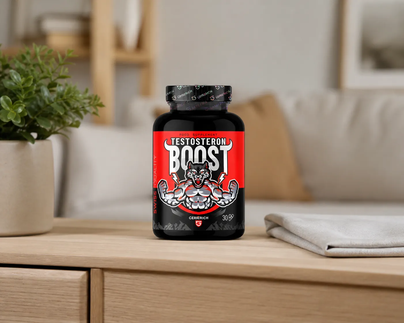 Testosteron Boost — le produit au quotidien