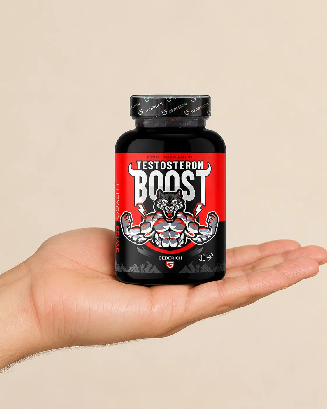 Testosteron Boost — le produit en main