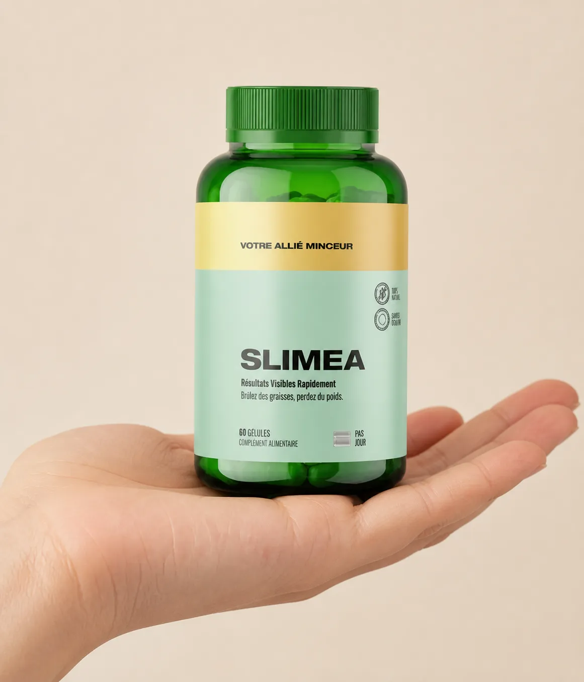 Slimea — le produit en main