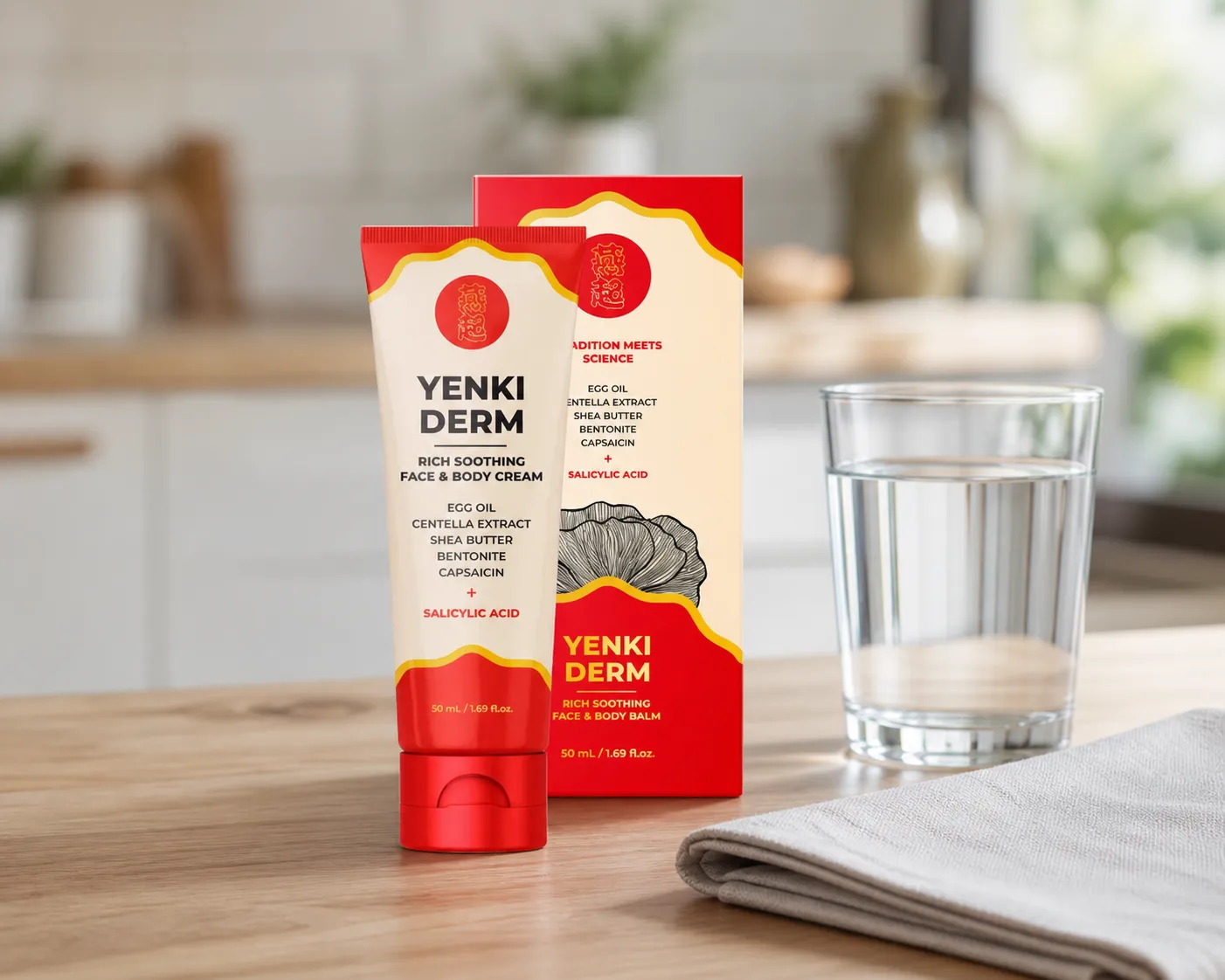 Yenki Derm — le produit au quotidien