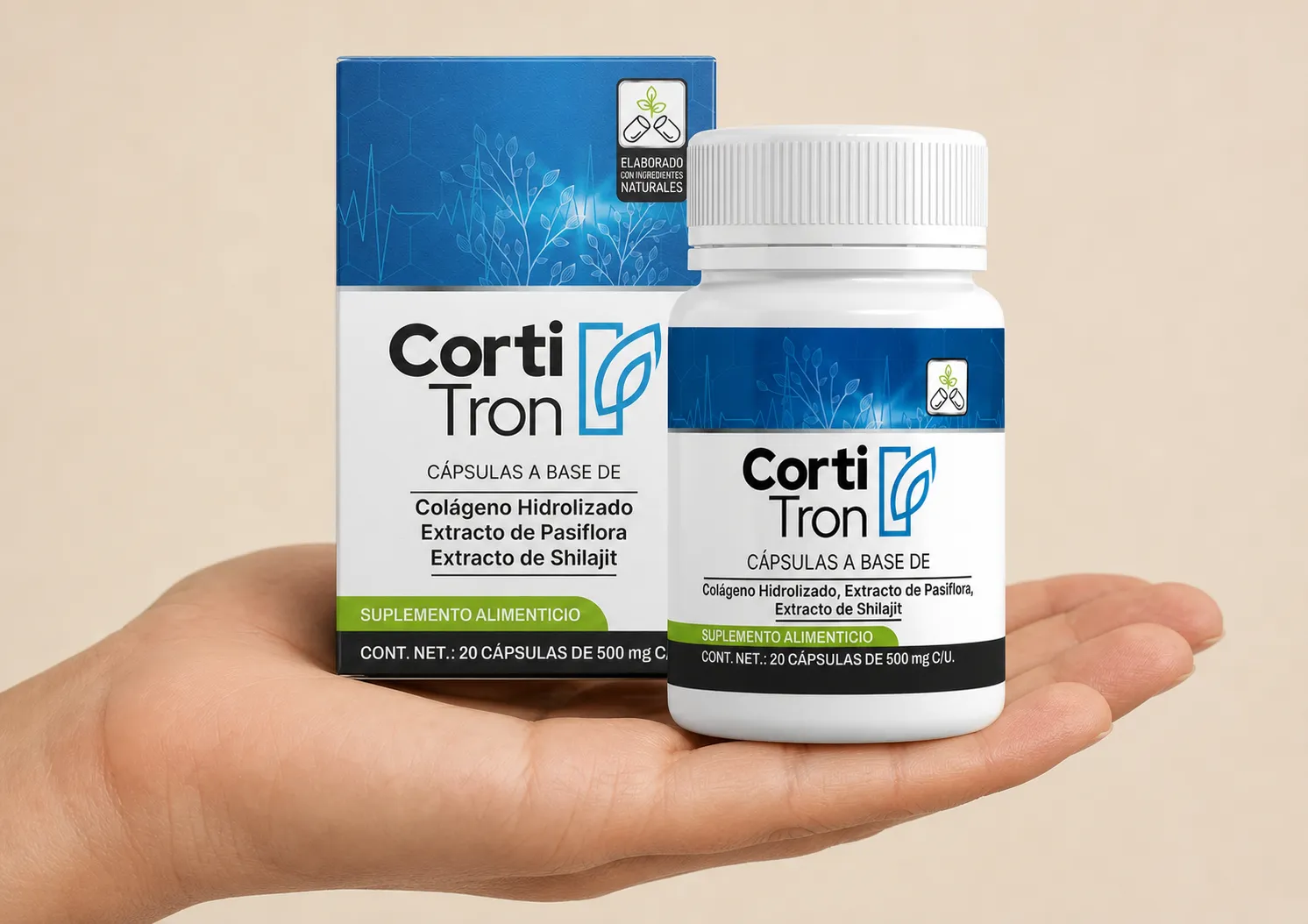 Cortitron — le produit en main