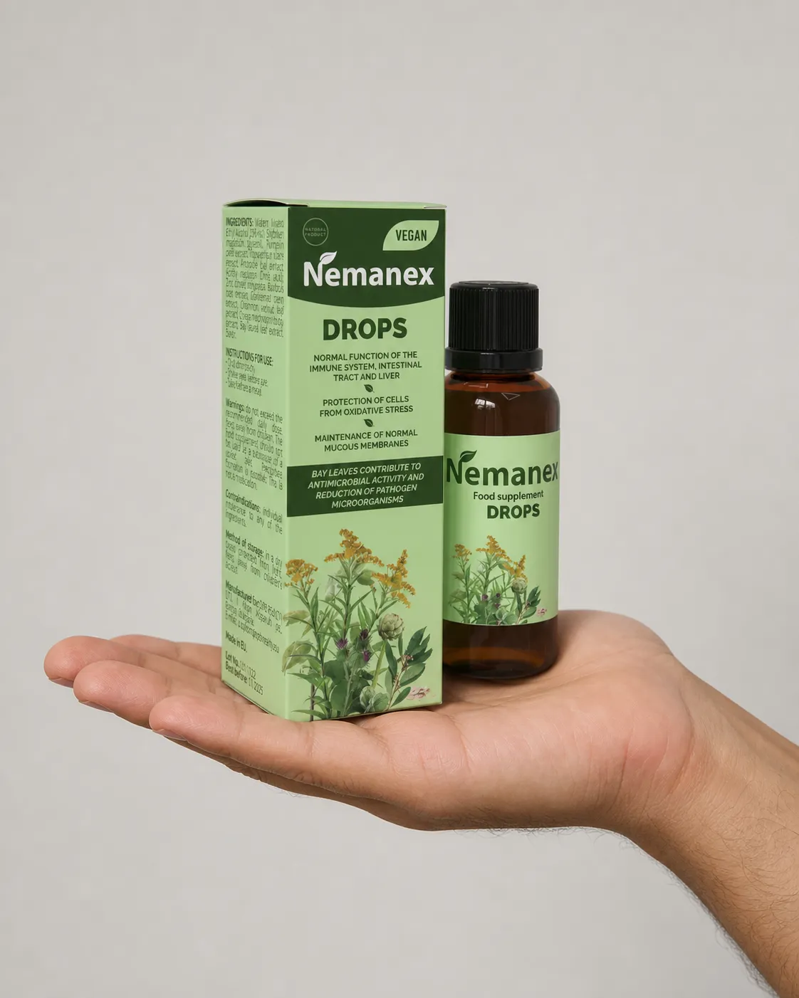 Nemanex — le produit en main