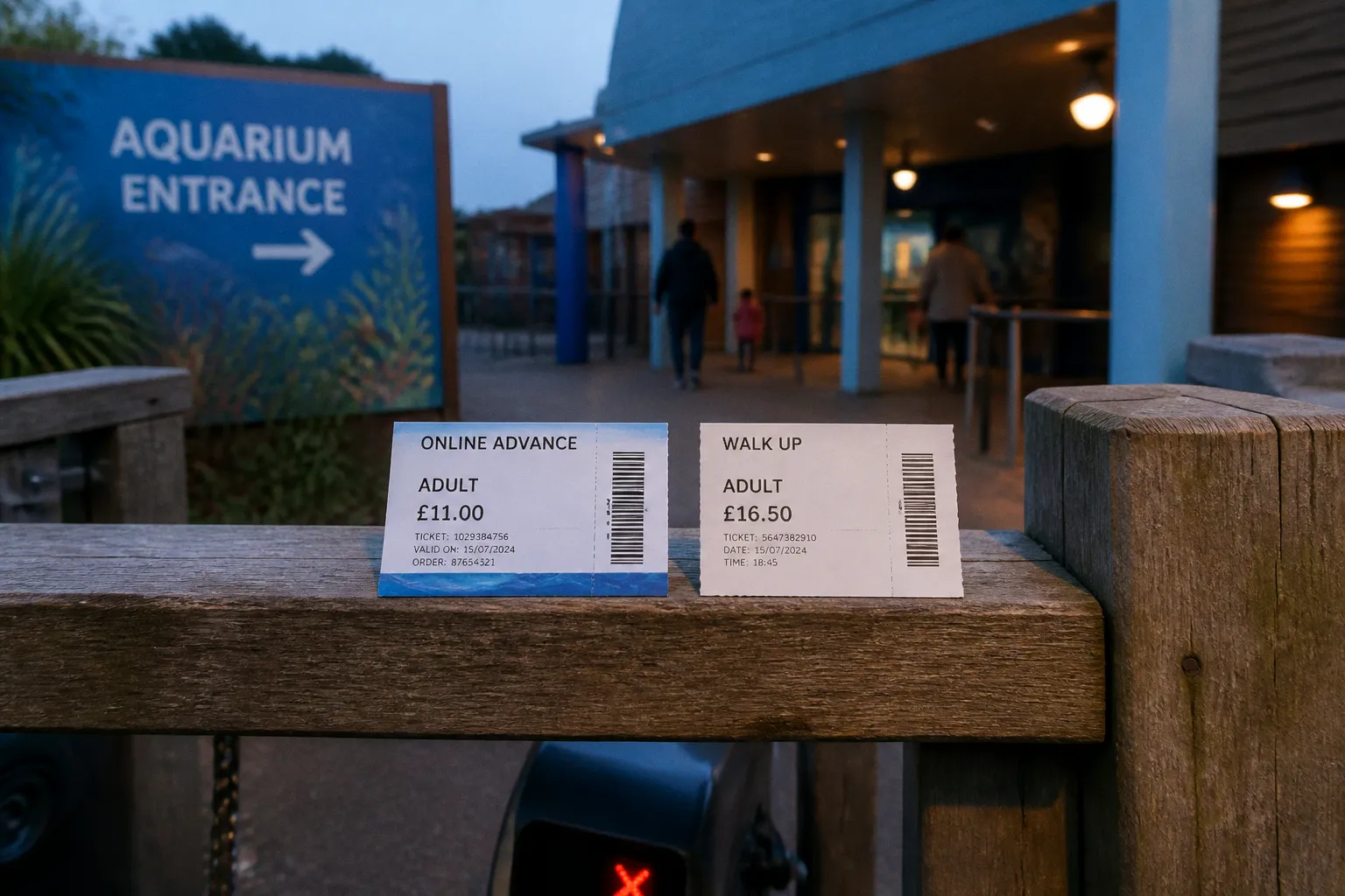 SEA LIFE Hunstanton billets : pourquoi l'écart de prix ?